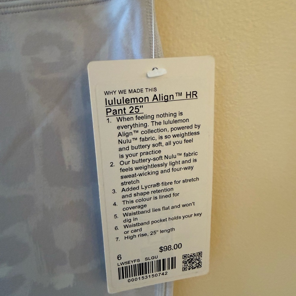 lululemon Align HR Pant 25” - Picture 2 of 4